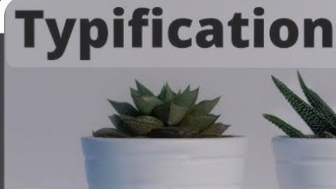 Type concept or Typification in taxonomy #viralvideo #botany #neet