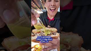 Torta de asada en Pharr Texas #food