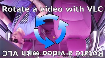 Rotate an upside down video with VLC