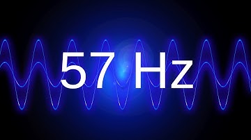 57 Hz clean pure sine wave BASS TEST TONE frequency