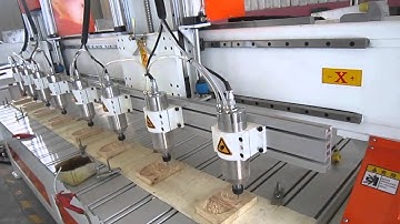 multi spindles cnc router machine(8 spindles cnc router woodworking machine)
