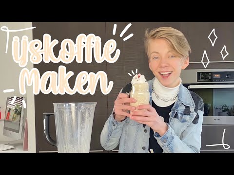 ZELF IJSKOFFIE MAKEN *hoe maak je snel en makkelijk ijskoffie?* || Daniel