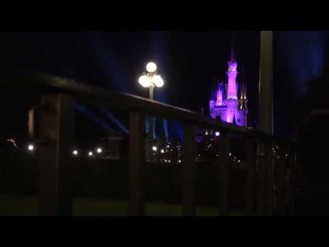 2016-2017年　東京ディズニーランド　カウントダウン15分前のアナウンス