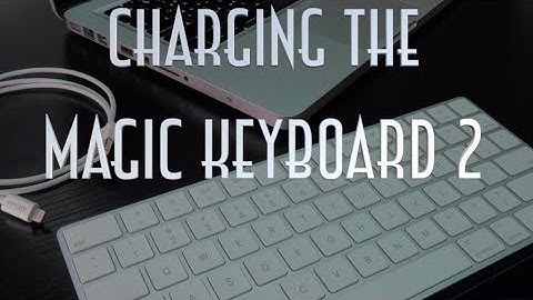 How to charge the Apple Magic Keyboard