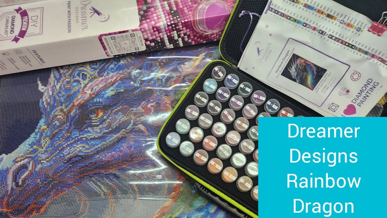 Dreamer Designs Rainbow Dragon Diamond Art Painting