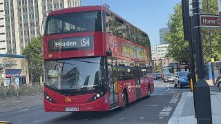 BYD D8UR-DD ADL Enviro400EV London General Ee167 LG23EZM Route 154 Morden 