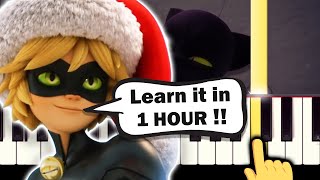 Miraculous - Cat in The Night - EASY Piano tutorial Resimi