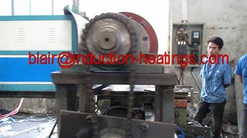 Bigger rollers hardening CNC Induction hardening machine tool video