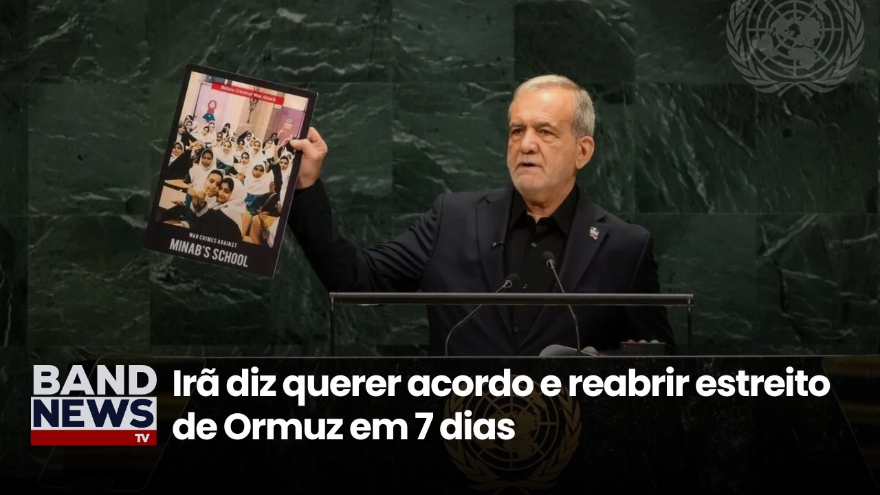 Irã diz querer acordo e reabrir estreito de Ormuz em 7 dias | BandNews TV
