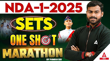 NDA 1 2025 Maths | NDA Complete Maths Sets one shot Marathon | NDA 2025 Maths | By Pawan Sir