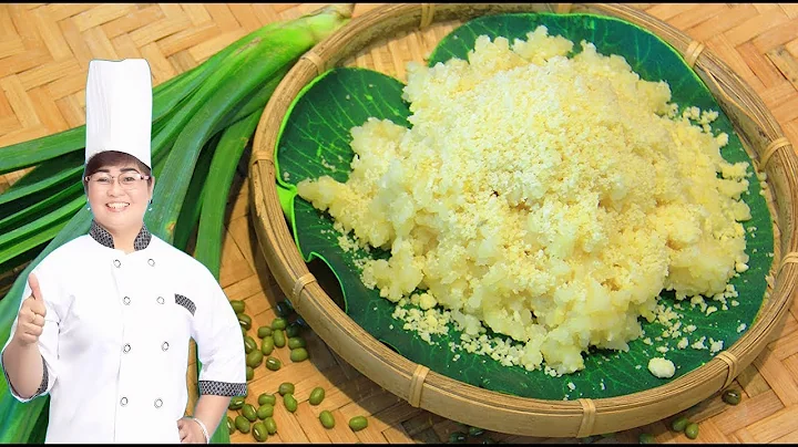 CÁCH NẤU XÔI VÒ ngon - CÁCH NẤU XÔI VÒ dẻo, tơi/ Mung Bean Coated Sticky Rice Recipe