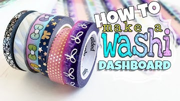 How to make a Washi Dashboard