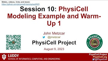 PhysiCell Workshop 2023 Session 10: PhysiCell Modeling Example and Warm-Up 1