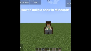 How to build a chair in Minecraft #shorts