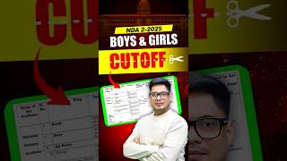 NDA 2 2025 Cutoff Marks🔥NDA Cutoff 2025 - Boys vs Girls | NDA Cutoff Marks Revealed! #ndacutoff