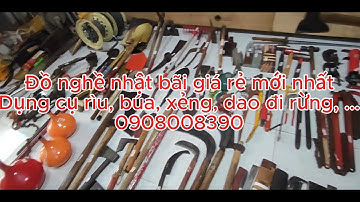 Đồ Nghề Nhật Bãi Giá Rẻ – Dây Điện, Xẻng Nhật, Dao Đi Rừng, Hàng Nhật Mới Nhất #5