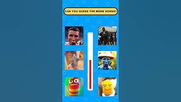 CAN YOU GUESS THE MEME SONGS IN 3 SECONDS? #memesong #memes #quiz #guessinggame #meme