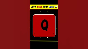 MEMORY TEST FOR EYES 👀 | LET