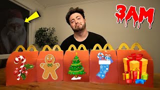 DO NOT ORDER ALL CHRISTMAS HAPPY MEALS AT 3 AM!! (DISGUSTING)