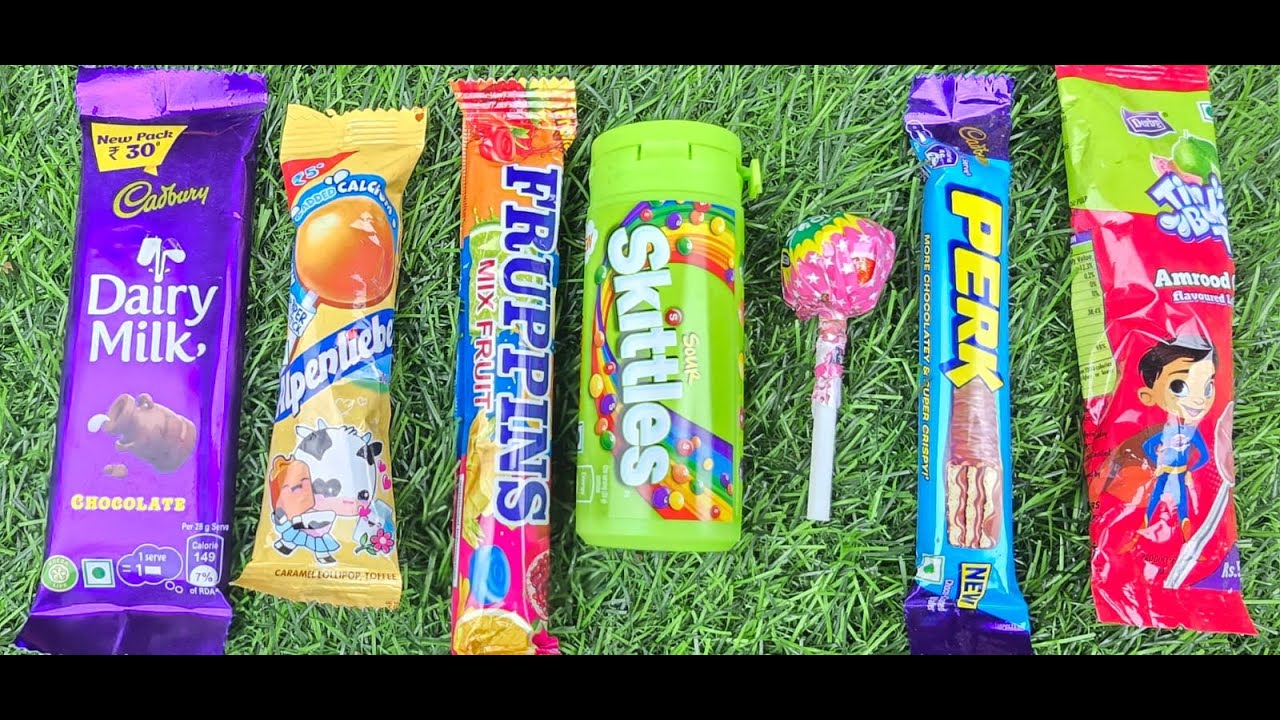 Cadbury Dairy Milk, Skittles, Perk & Fruppins Unboxing | Kids Candy Chocolate Review India 🍫🍭