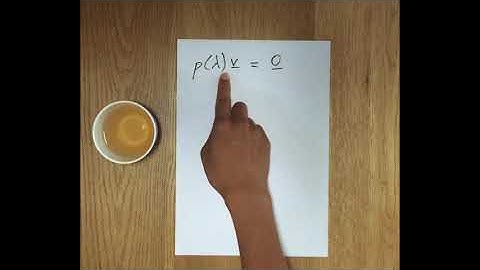 Part 2: Why does a matrix and its transpose share eigenvalues?