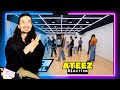 Performing artist reacts to ateez  crazy form  bouncy dance practices