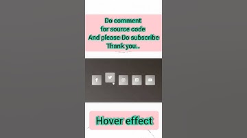 Icon Hover Effect using CSS