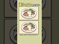 【間違い探し】　鮭のムニエル　#脳トレ #間違い探し