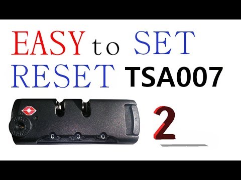 How to Open a 3-Digit Lock on American Tourister Luggage | ehow