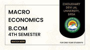 MACRO ECONOMICS QUESTIONS PAPER 2021 FOR BA CDLU 4TH SEMESTER 2ND PAPER M M PG COL ECONOMICS PAPER