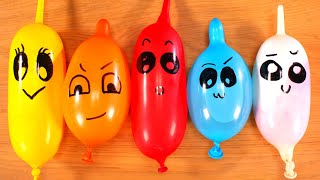 Making Slime At Home With Funny Faces Balloons by Toys And Funny Kids Play Doh Cartoons 71,649 views 3 years ago 11 minutes, 24 seconds