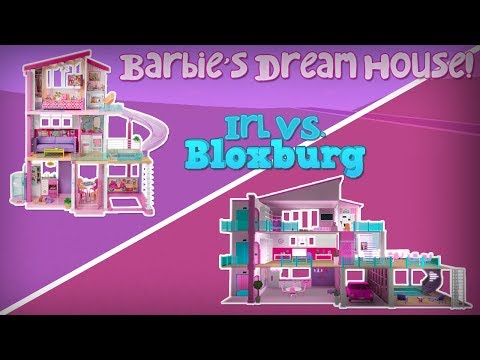 Bloxburg Barbie S Dreamhouse Recreation Speedbuild Youtube - barbie dream house speedbuild in roblox bloxburg youtube