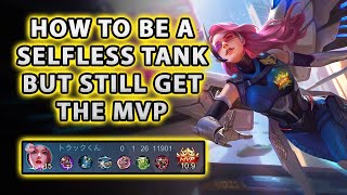 How To Be The Most Selfless Tank Player While Still Getting The MVP | Mobile Legends