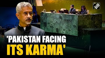 "Facing Its Karma..." Without mincing words, Jaishankar rebukes Pakistan for cross-border terrorism