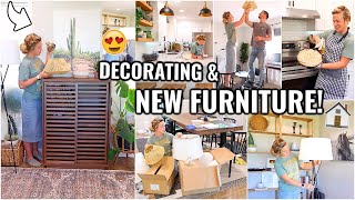 HOUSE DECORATING &amp; NEW FURNITURE!!😍 SPEND THE DAY WITH ME AT OUR ARIZONA FIXER UPPER