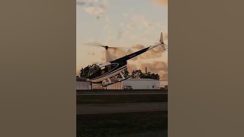 Robinson R44 Vskylabs Full 180° Autorotation X-Plane 12