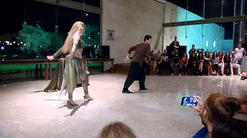 Laura and Xavi, lambazouk show, 2nd Israel zouk congress 8-11-2015