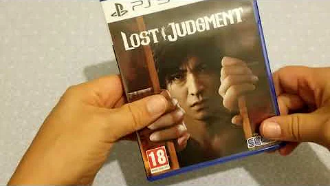 UNBOXING LOST JUDGMENT - PS5