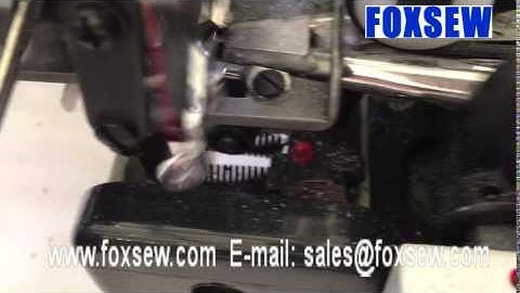 Belt Loop Blindstitch Machine with Auto Ironing Device