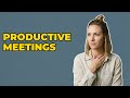 What Should Meeting Objectives Include?