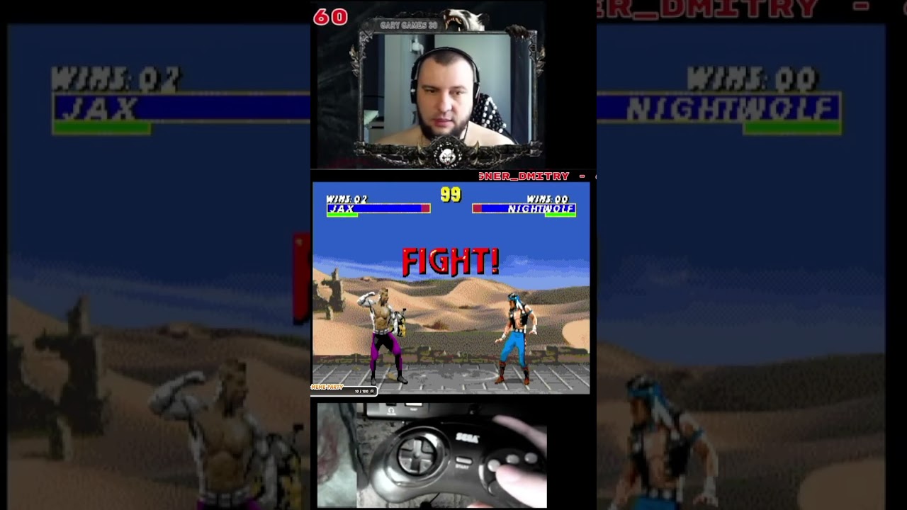 SEGA GENESIS UMK3 JAX BRUTALITY 😉