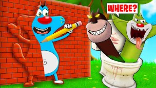 Roblox Oggy's Hide And Seek Gone Wrong In Doodle Draw With Jack | Rock Indian Gamer |