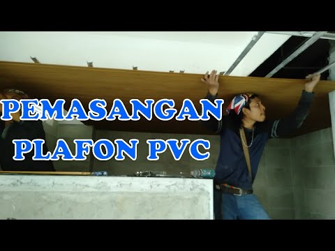  Cara  Simpel memasang  PLAFON  PVC  YouTube