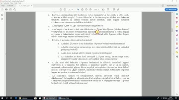 Informatika érettségi középszint 2014 október szövegszerkesztés