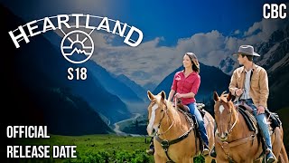Heartland Season 18 Date Announcement | Heartland S18 Release Date | CBC