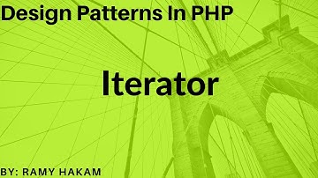 #24 Design Patterns in PHP Arabic course - Iterator Pattern  شرح بالعربي