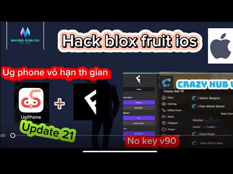 [ROBLOX]Hack ug phone và fluxus nokey v90và mẹo vô hạn th gian ug