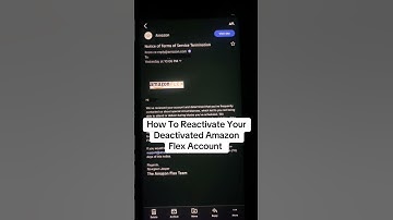 How To Reactivate Amazon Flex Driver Account #reactivate #amazonflex #deactivate #amazonflexdriver