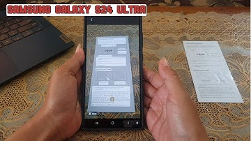 How to automatically scan documents without pressing the shutter button on Samsung Galaxy S24 Ultra