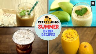 5 Summer Drinks | Refreshing Summer Drink Recipes To Try At Home | Cucumber Juice | Punjabi Lassi